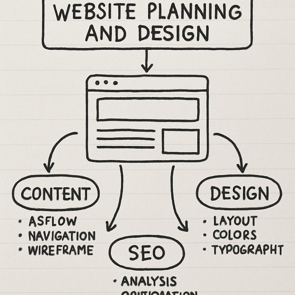 Website planning and design