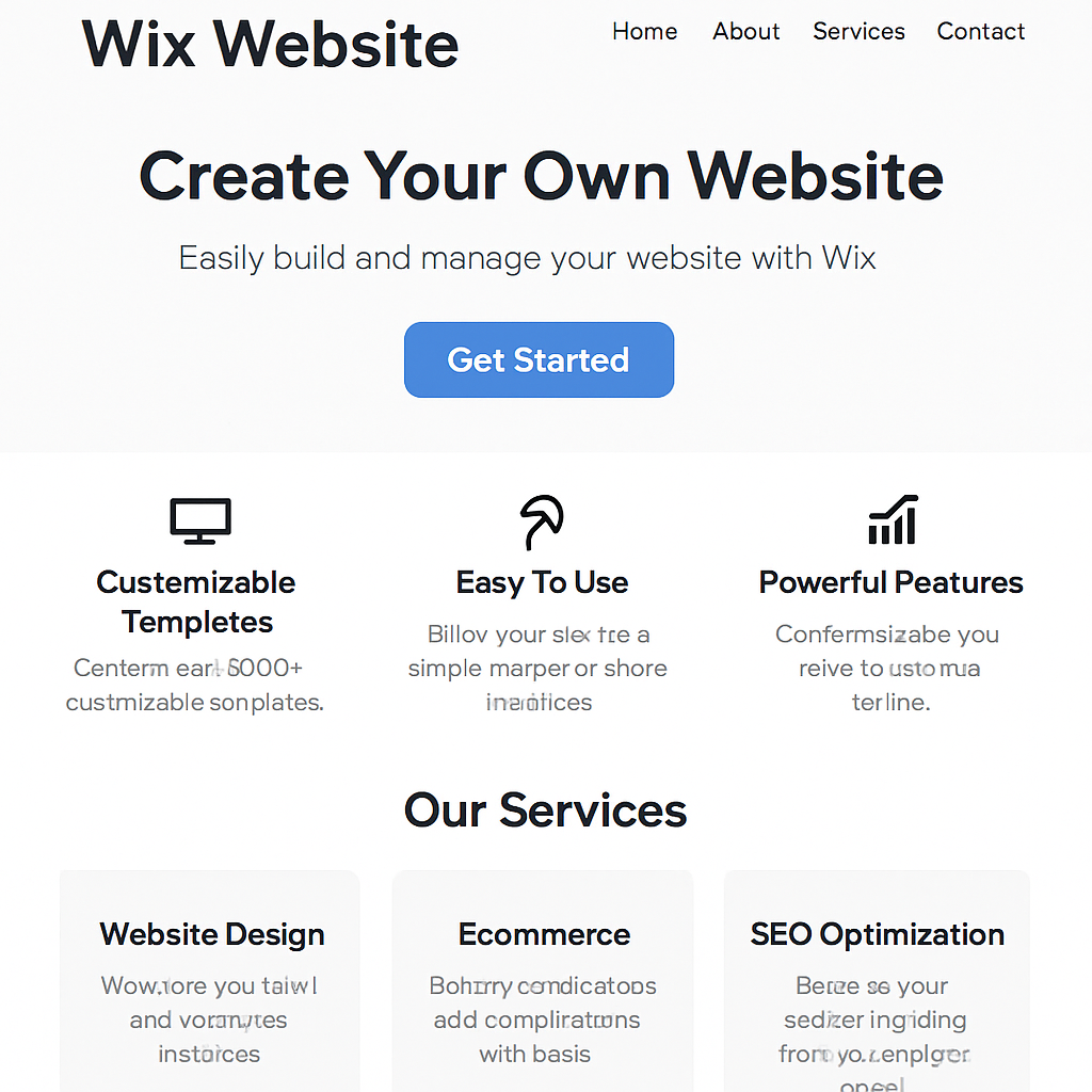 Wix Website Example